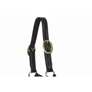 Lædergrime til hest T de T Trippled Stiched image-1