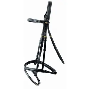 Anatomiczne skórzane uzdy jeździeckie T de T Kessel image-0