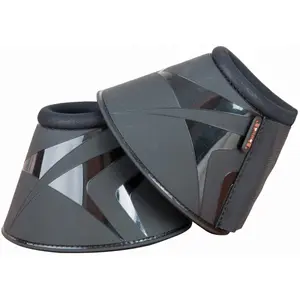 Öppna hästklockor med kardborreband pvc-skal T de T image-0