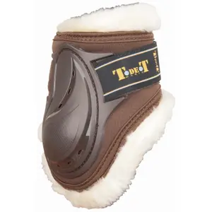 Protettori per nodelli in pelle di pecora per cavalli T de T Design image-1