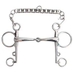 Pelham pour cheval grande branche T de T Pelham image-0