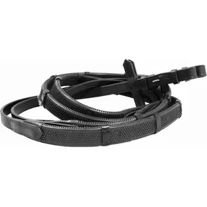 Rubber reins with micro grips for horse T de T image-0