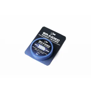 Set van 6 lijnkoppen Nash TT braided shock leader image-1