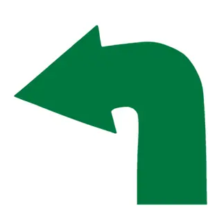 Set of 4 curved arrows PowerShot image-3