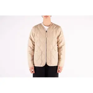Militärische Daunenjacke mit Reißverschluss und V-Ausschnitt Taion image-1