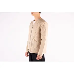 Militärische Daunenjacke mit Reißverschluss und V-Ausschnitt Taion image-3