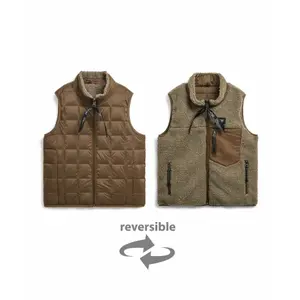 Reversible down jacket for kids Taion boa Mountain image-0