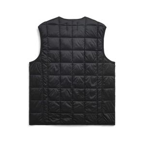 Doudoune sans manches intérieur boutonné basique à col en V Taion ECO image-4