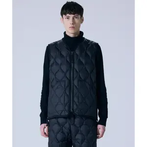 Weste militärisch ohne Ärmel mit V-Ausschnitt und Reißverschluss in W Taion Soft Shell image-1