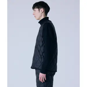 Weste militärisch ohne Ärmel mit V-Ausschnitt und Reißverschluss in W Taion Soft Shell image-6