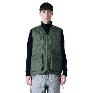 Gilet con zip a frange con scollo a V Taion image-2