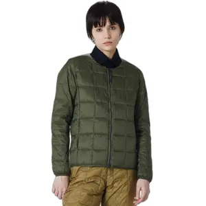 Casaco básico de gola redonda com fecho de correr Taion image-0