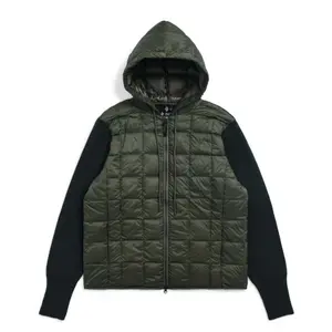 Daunenjacke basic w mit Reißverschluss + Strickjacke Taion image-0