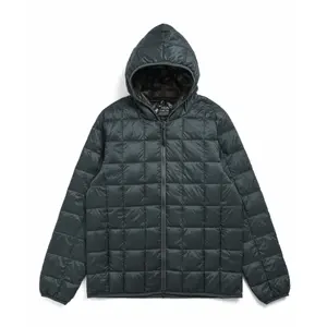 Übergroße Basic-Daunenjacke mit Reißverschluss Taion image-0