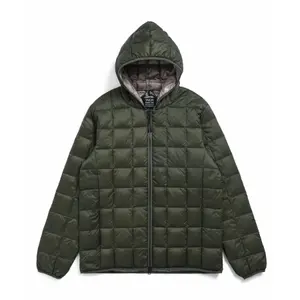 Übergroße Basic-Daunenjacke mit Reißverschluss Taion image-0