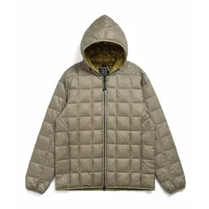 Übergroße Basic-Daunenjacke mit Reißverschluss Taion image-0