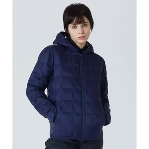 Übergroße Basic-Daunenjacke mit Reißverschluss Taion image-3