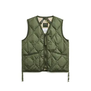 Children's sleeveless military v-neck zipped jacket Taion image-0