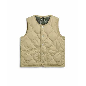 Children's sleeveless military crew-neck button-down jacket Taion image-0