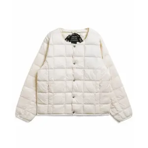 Children's basic button-down round-neck down jacket Taion image-0