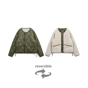 Children's round-neck military jacket Taion image-0