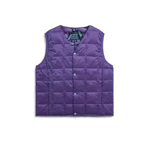 Children's v-neck basic button-down inner jacket Taion image-0