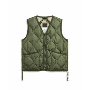 Children's sleeveless military v-neck zipped jacket Taion image-0