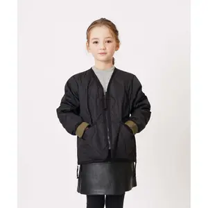 Children's v-neck zipped military jacket Taion image-1