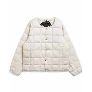 Children's basic button-down round-neck down jacket Taion image-0