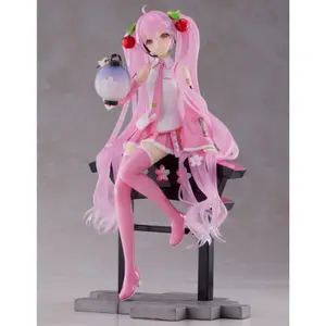 Figurine Taito Prize Hatsune Miku Sakura Miku AMP+ Prize Sakura Lantern image-0