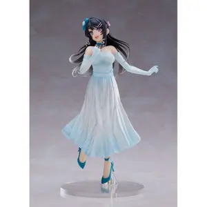 Collectible figurine Taito Prize Rascal Does Not Dream of Bunny Girl Senpai Coreful Mai Sakurajima Party Dress Ver. image-1