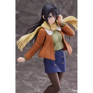 Collectible figurine Taito Prize Rascal Does Not Dream of a Dreaming Girl Mai Sakurajima Winter Wear Ver. image-1