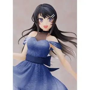 Collectible figurine Taito Prize Rascal Does Not Dream of Bunny Girl Senpai Mai Sakurajima Clear Dress Ver. Renewal Edition image-3