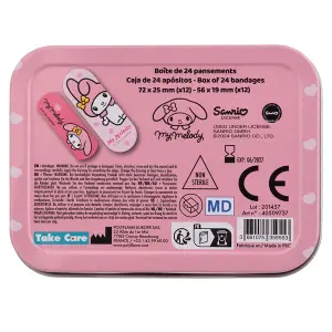 Boîte di cerotti in metallo Take Care Hello Kitty My Melody image-2