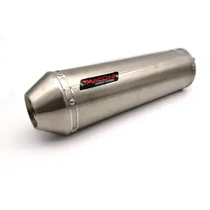 Échappement moto brossé inox Takkoni Hyosung GT 125/250 Comet (Naked), . image-0