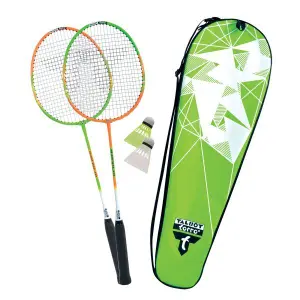 449502-badminton-set-talbot-torro-2-attacker-grun-orange-tu