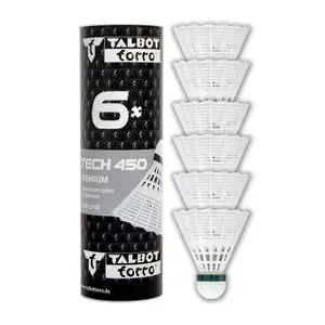 Volante de bádminton Talbot-Torro Tech 350 korb (x6) image-0