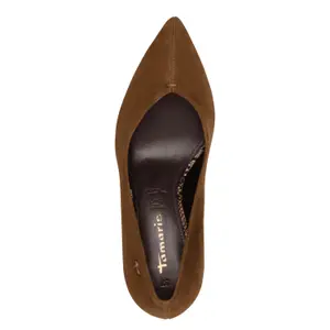 Sapatos de salto alto em couro para mulher Tamaris 1-22422-46 image-3