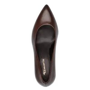 Sapatos de salto alto em couro para mulher Tamaris 1-22434-41 image-3