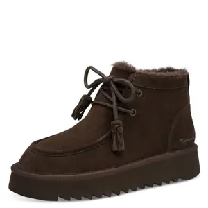 Lace-Up Fur-Lined Ankle Boots Women Tamaris 1-26255-47 image-2