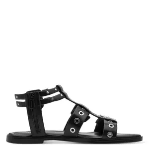 Sandali flat stile spartano o gladiatore con borchie donna Tamaris image-1