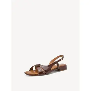 Flache Sandalen aus Leder und Kunstleder für Damen Tamaris image-1