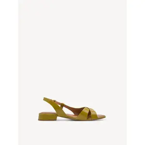 Flache Sandalen aus Leder und Kunstleder für Damen Tamaris image-2