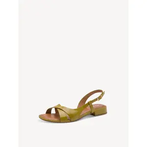 Flache Sandalen aus Leder und Kunstleder für Damen Tamaris image-1