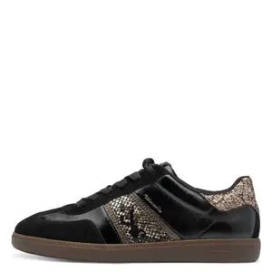 1-23624-43-081-basket-femme-tamaris-cuir-moderne-a-lacets-black-snake