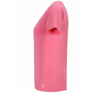 Dames-T-shirt met slanke pasvorm en diepe hals Tamaris Alba image-2