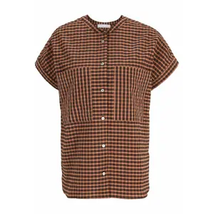 Blouse met zakken voor vrouwen Tamaris Amantea AOP image-0