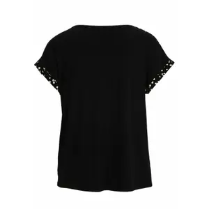 Vrouwen v-hals en drop-shoulder t-shirt Tamaris Alicante AOP image-1