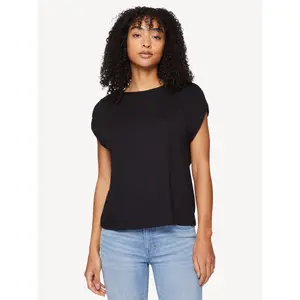 T-shirt donna con scollo rotondo Tamaris Cevira image-1