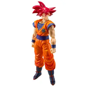 Figurine Tamashii Nations Dragon Ball Super Super Saiyan God Son Goku Saiyan God Of Virtue S.H image-0